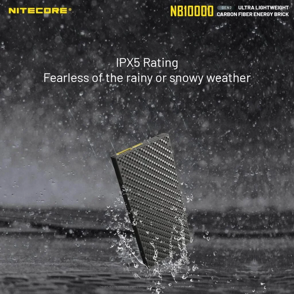 Nitecore NB10000 Gen II (Gen 2) Ultra-Slim Power Bank, 10000mAh QC Quick-Charge USB and USB-C Dual Outputs with Cables for Phones Flashlights and Headlamps (Black) Nitecore NB10000 Gen II (Gen 2) Ultra-Slim Power Bank, 10000mAh QC Quick-Charge USB and USB-C Dual Outputs with Cables for Phones Flashlights and Headlamps (Black)