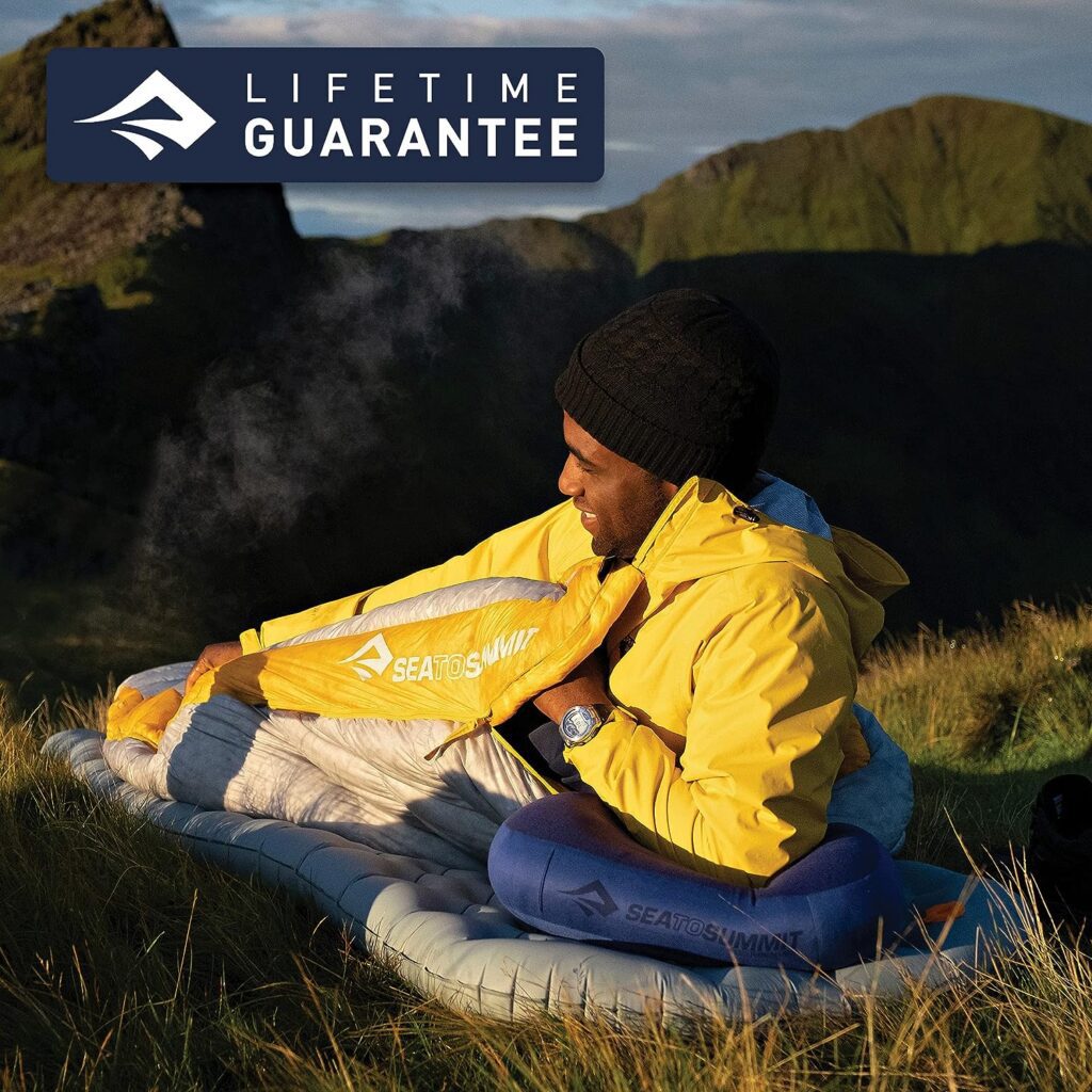Sea to Summit Aeros Premium Inflatable Travel Pillow, Regular (13.4 x 9.4), Lime