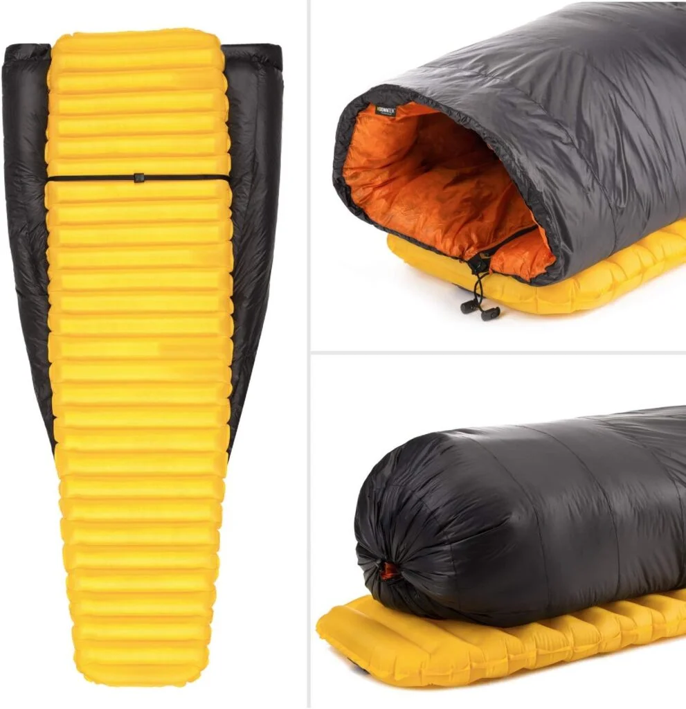 Featherstone Moondance 25 850 Fill Power Down Top Quilt Mummy Sleeping Bag Alternative for Ultralight Backpacking Camping and Thru-Hiking… Featherstone Moondance 25 850 Fill Power Down Top Quilt Mummy Sleeping Bag Alternative for Ultralight Backpacking Camping and Thru-Hiking…