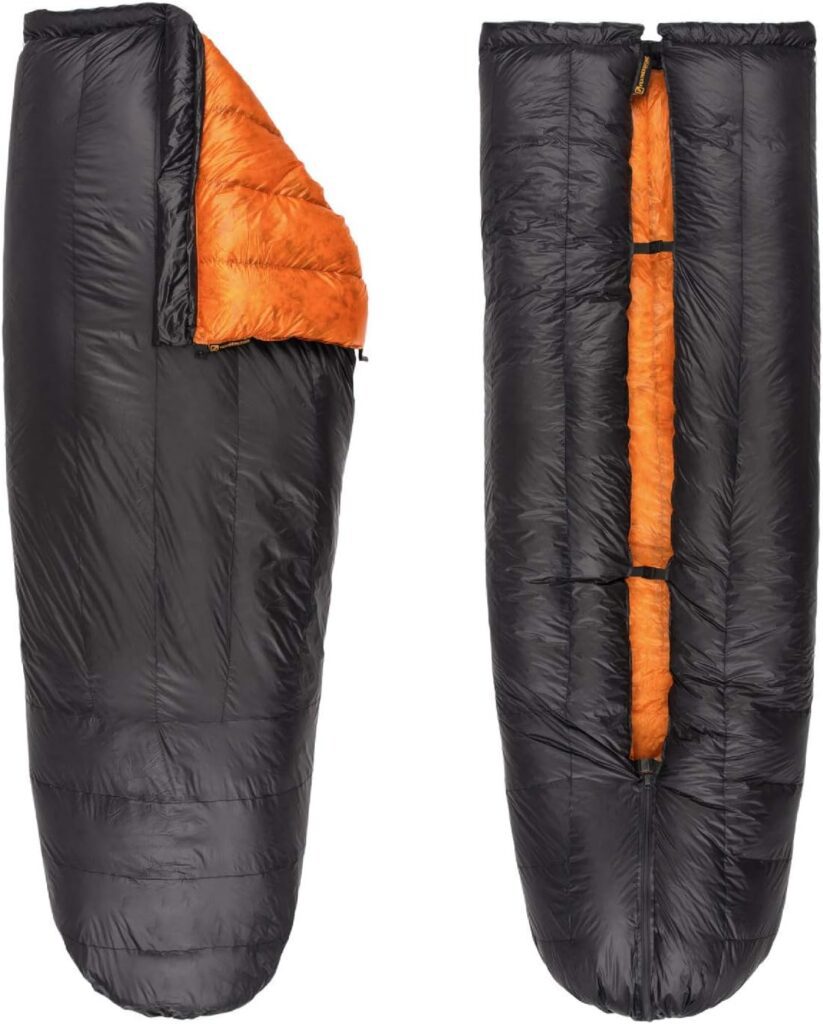 Featherstone Moondance 25 850 Fill Power Down Top Quilt Mummy Sleeping Bag Alternative for Ultralight Backpacking Camping and Thru-Hiking…