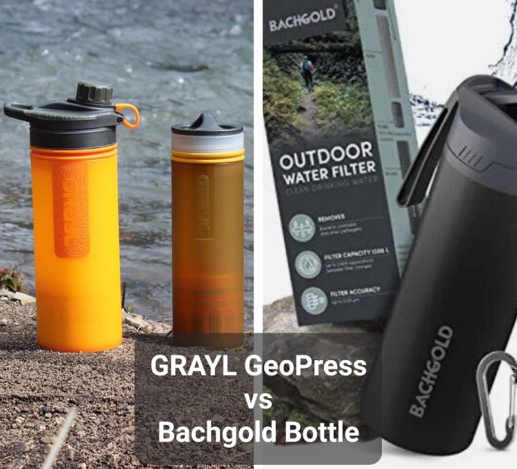 GRAYL GeoPress vs Bachgold Purifier Water Bottles