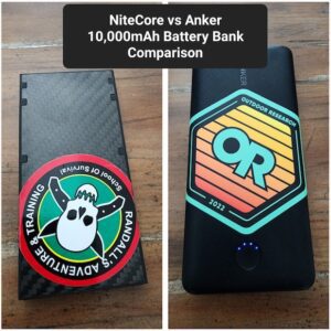 Anker vs NiteCore 10,000mAh Battery Bank Comparison