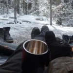 Cold weather tent camping